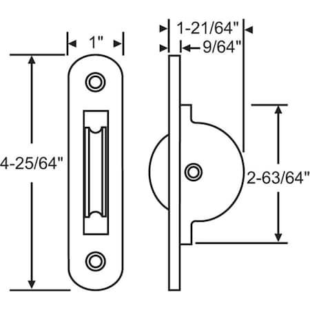 Strybuc Mighton Brass Steel Pulleys 96-MT6